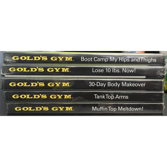 Lot of 5 - Golds Gym DVD Boot Camp Exercise Workout DVD's - Picture 4 of 4